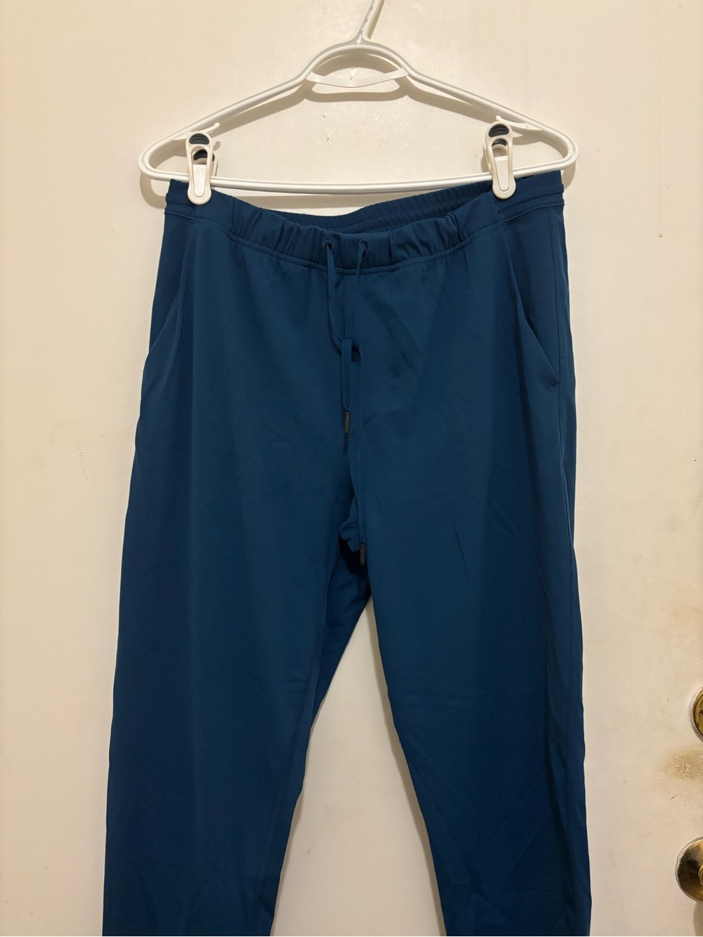 The Constant Women’s Blue Performance Jogger Pants | Stretch Athleisure | Size M